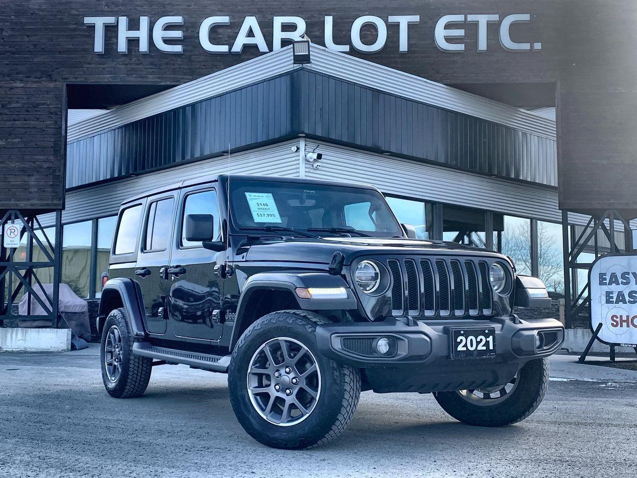 Used 2021 Jeep Wrangler Unlimited Sport DIESEL! APPLE CARPLAY/ANDROID AUTO, HEATED SEATS, SIRIUS XM, NAV, BACK UP CAM, CRUISE CONTROL!! for sale in Sudbury, ON