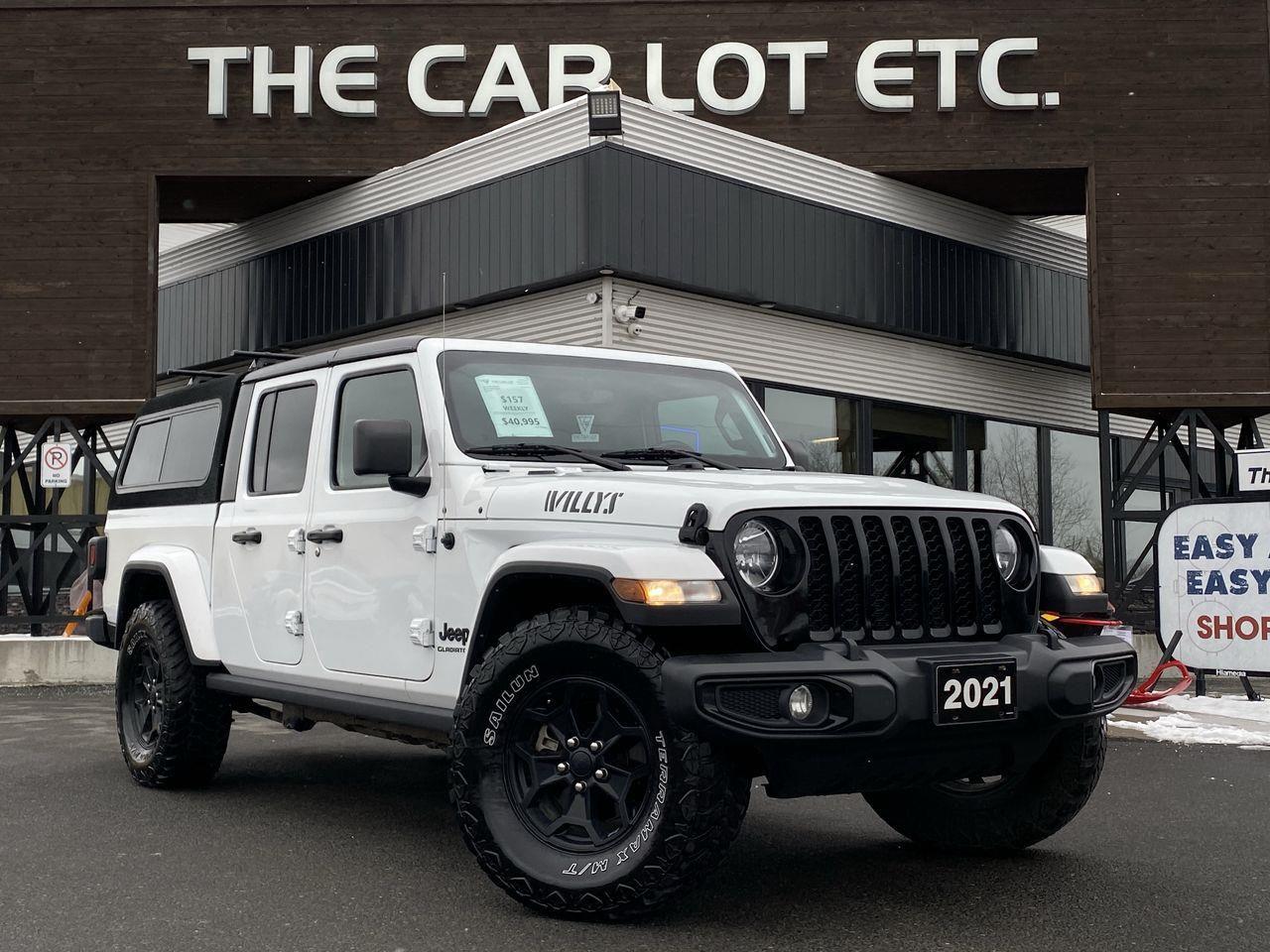 Used 2021 Jeep Gladiator Sport S HEATED SEATS/STEERING WHEEL, NAV, BACK UP CAM, TRUCK CAP, ROOF RACK!! for sale in Sudbury, ON