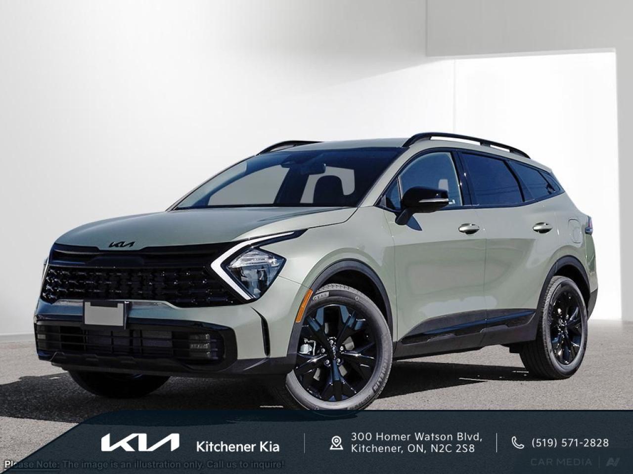 New 2025 Kia Sportage X-Line Limited w/Green Interior HERE, FOR SALE, IN STOCK for sale in Kitchener, ON