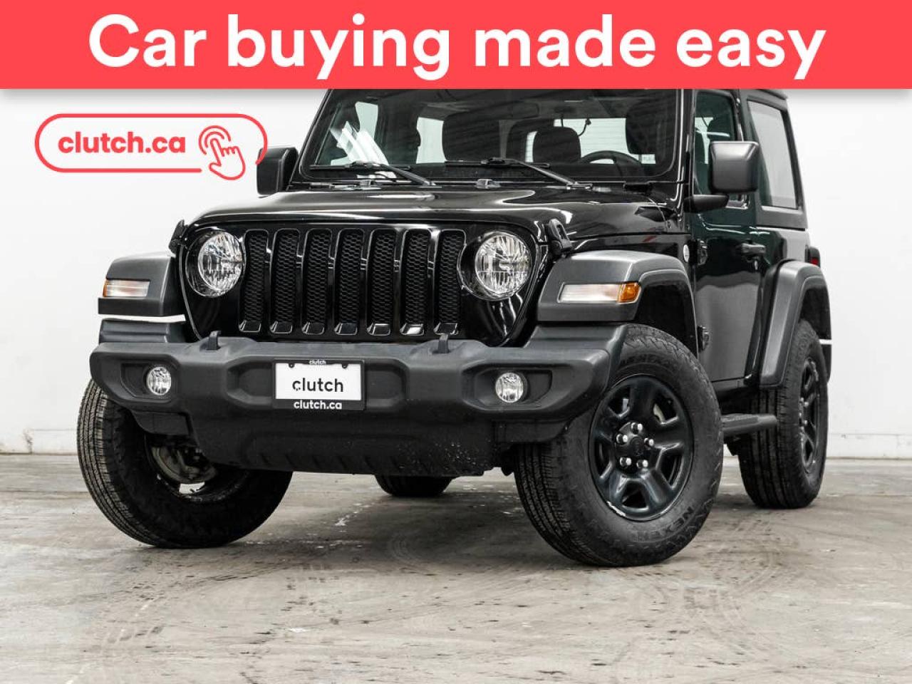 Used 2019 Jeep Wrangler Sport 4x4 w/ Rearview Camera, Cruise Control, A/C for sale in Toronto, ON