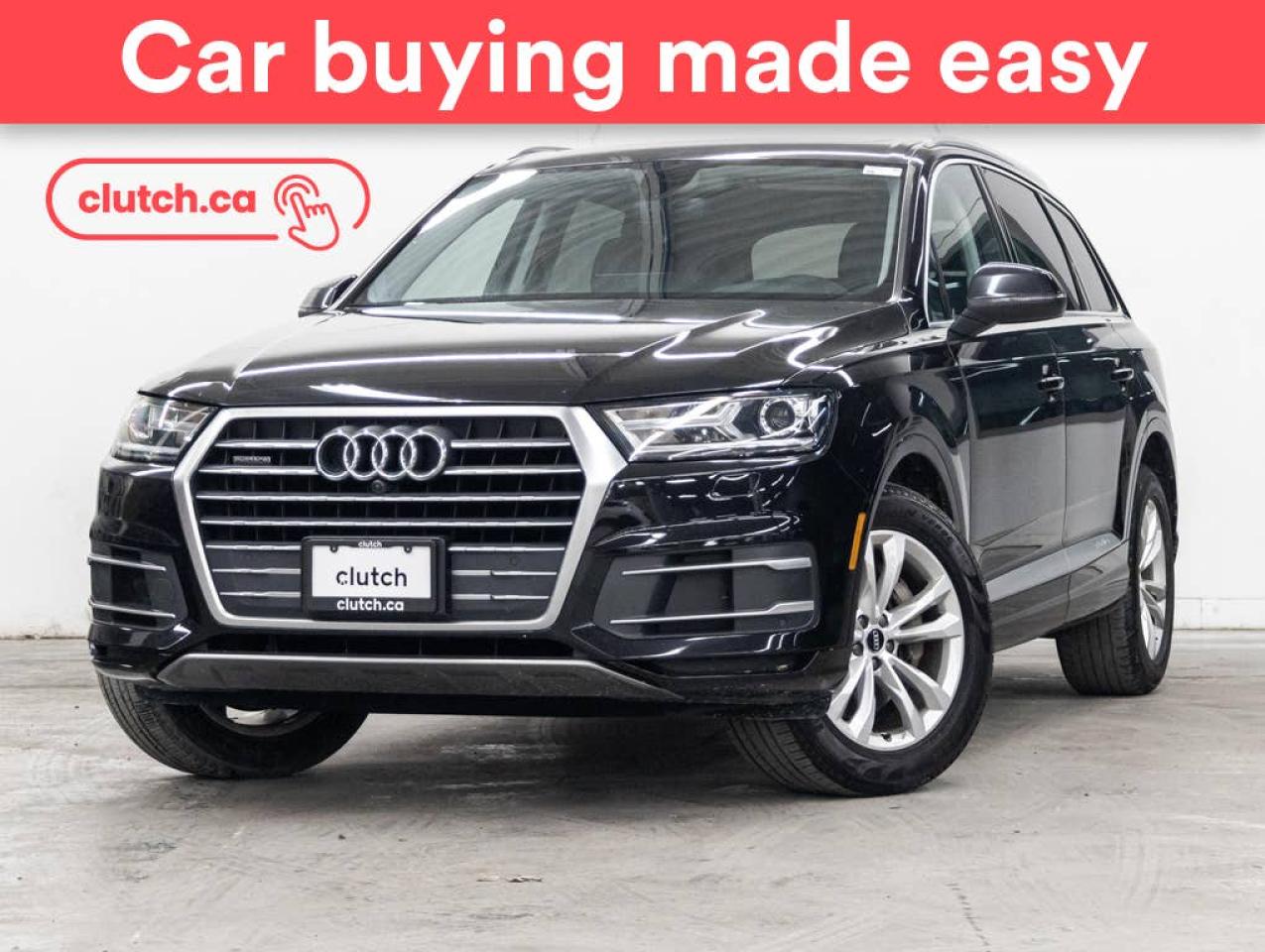 Used 2019 Audi Q7 Progressiv 55 TFSI AWD w/ Apple CarPlay & Android Auto, Multi Zone A/C, Panoramic Sunroof for sale in Toronto, ON