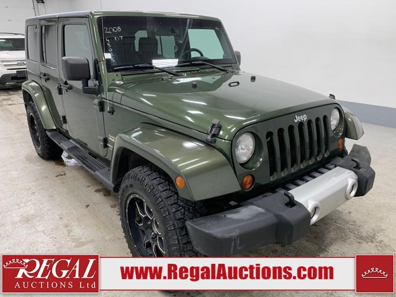 Used 2008 Jeep Wrangler Unlimited Sahara for sale in Calgary, AB