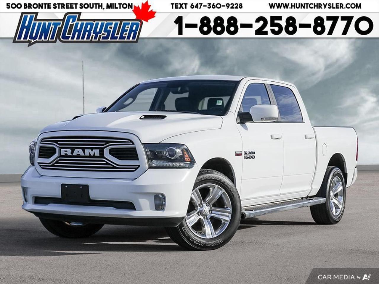 Used 2018 RAM 1500 SPORT | CREW | HEMI | 20s | 8.4 | BT | HOOD & MORE for sale in Milton, ON