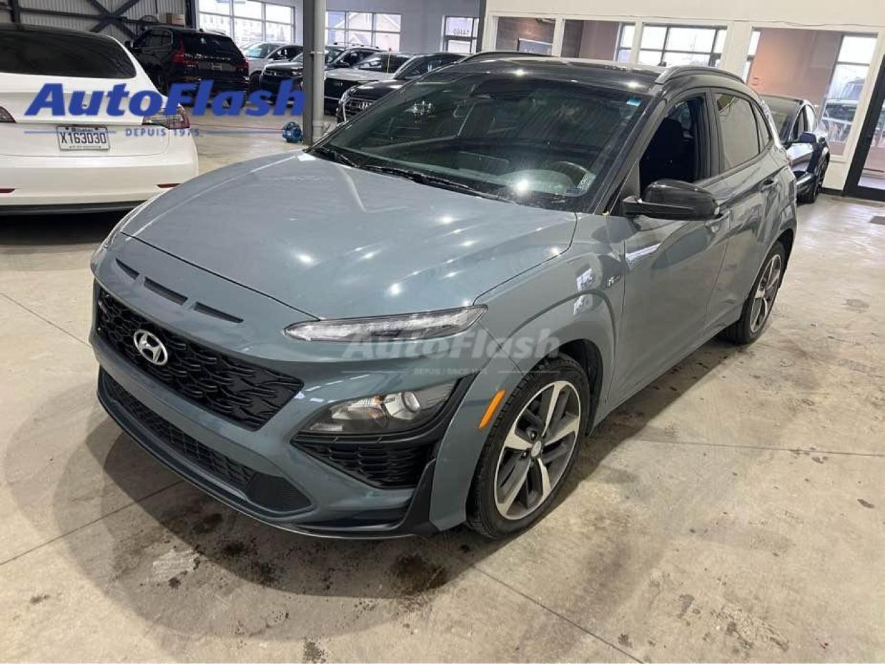 Used 2022 Hyundai KONA 1.6T N-LINE AWD TURBO, CARPLAY, VOLANT CHAUFF for sale in Saint-Hubert, QC