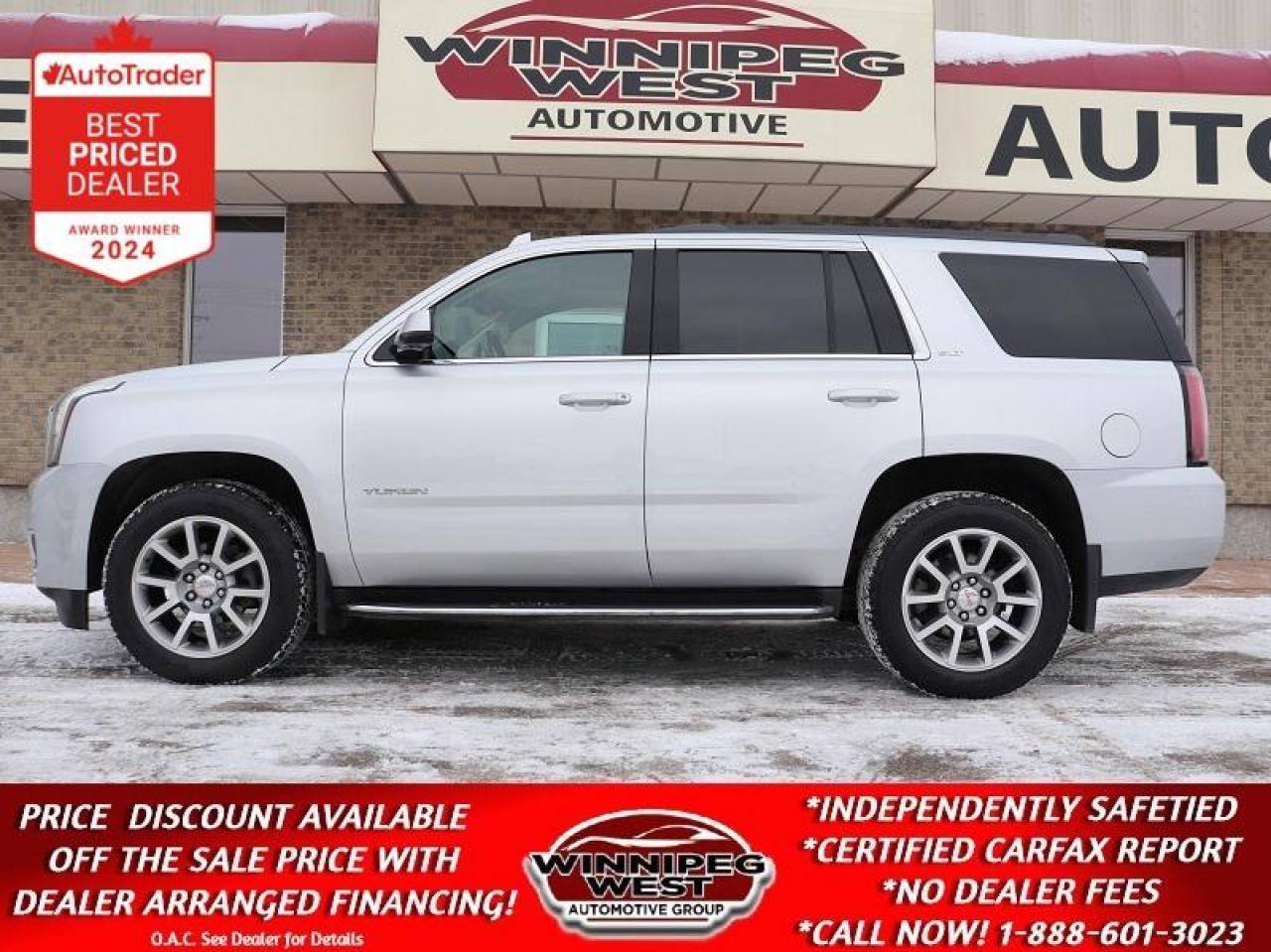 Used 2018 GMC Yukon SLT PREMIUM 5.3L 4X4 LOADED, DVD,SHARP & LIKE NEW! for sale in Headingley, MB