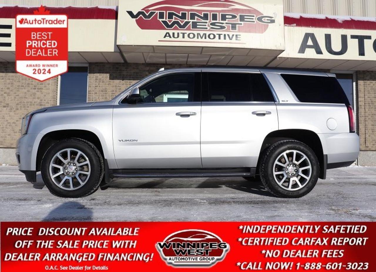 Used 2018 GMC Yukon SLT PREMIUM 5.3L 4X4 LOADED, DVD,SHARP & LIKE NEW! for sale in Headingley, MB