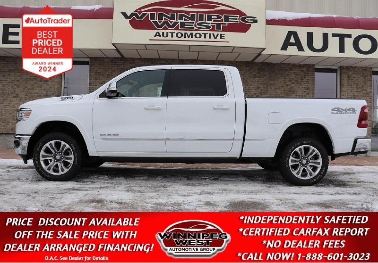 Used 2022 RAM 1500 LIMITED 5.7L HEMI eTORQUE 4X4, ALL OPTIONS, AS NEW for sale in Headingley, MB