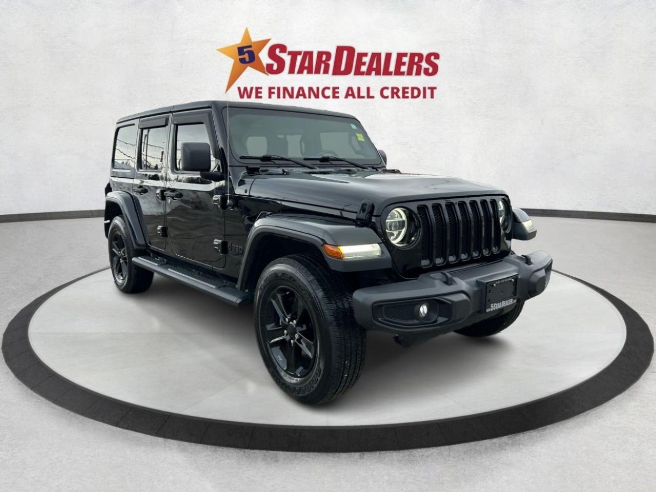 Used 2020 Jeep Wrangler Unlimited Sahara Altitude 10K OPTION NAV LEATHER WE FINANCE for sale in London, ON