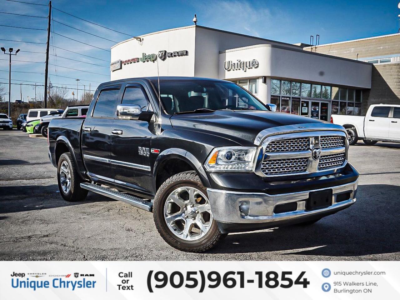 Used 2018 RAM 1500 Laramie 4x4| AS-TRADED| ECO DIESEL| SUNROOF| for sale in Burlington, ON