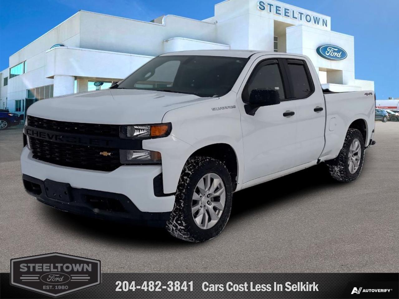 Used 2021 Chevrolet Silverado 1500 Custom  - Apple CarPlay for sale in Selkirk, MB