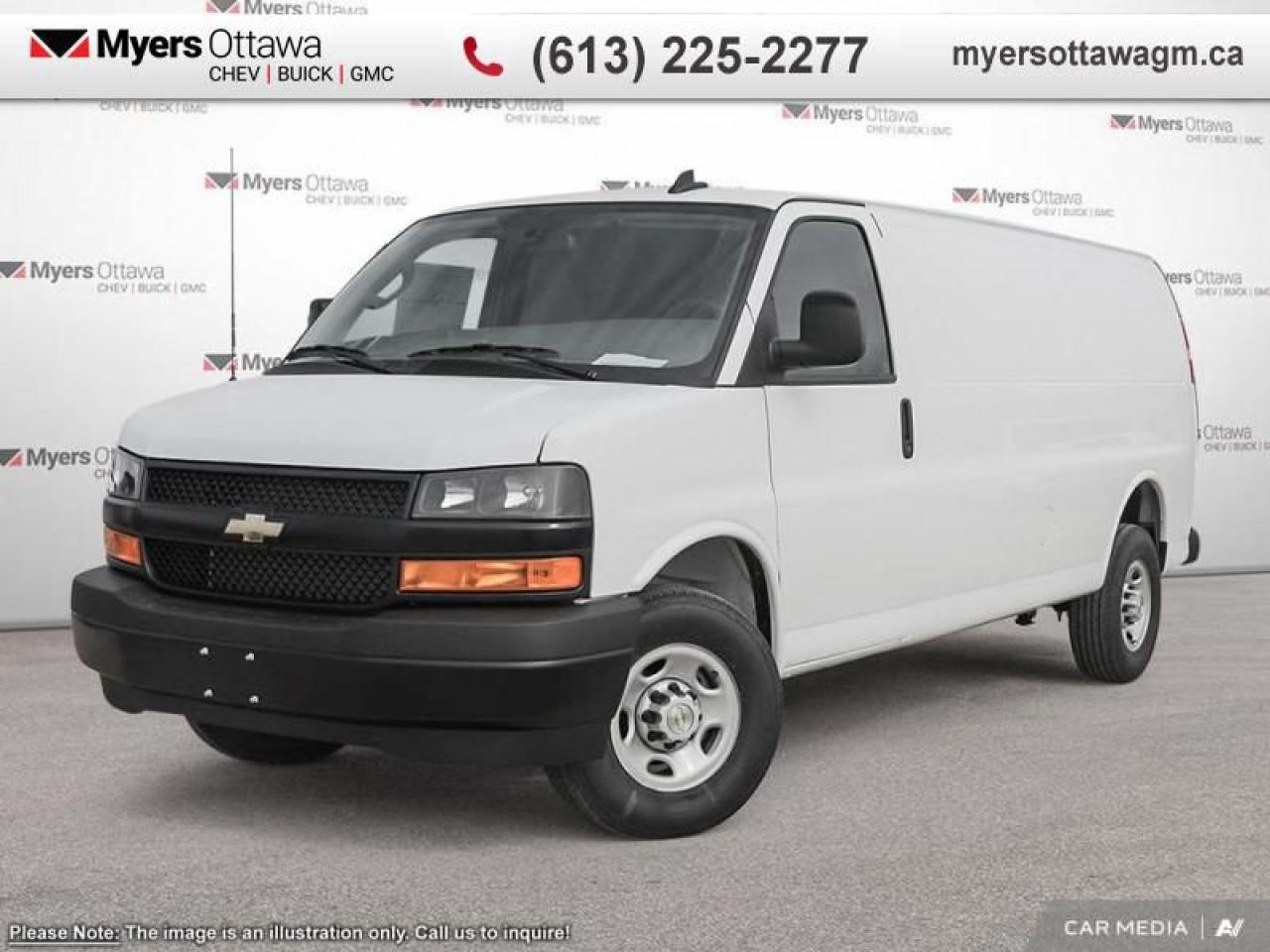 New 2024 Chevrolet Express Cargo Van 2500 155  2500 LONG WHEEL BASE, 6.6 V8, LOCKING REAR DIFF for sale in Ottawa, ON