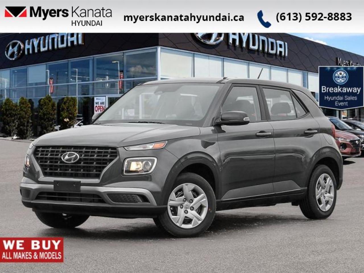 New 2025 Hyundai Venue Essential IVT  - $87.18 /Wk for sale in Kanata, ON