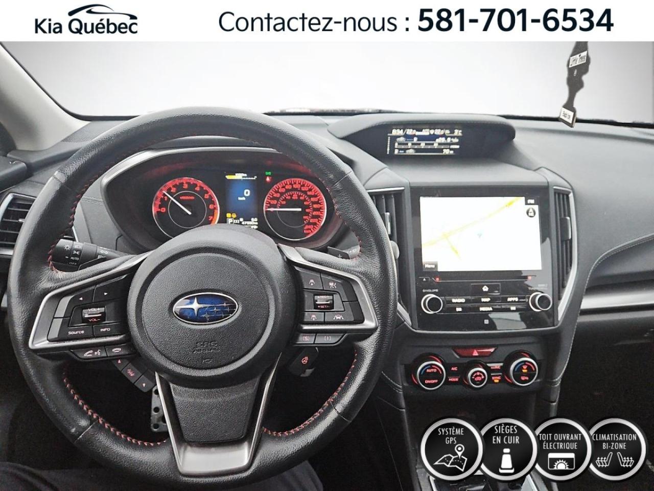 Used 2021 Subaru Impreza SPORT-TECH * AWD* GPS* TOIT* CUIR* BIZONE* for sale in Québec, QC