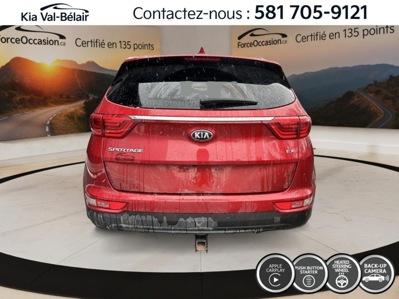 Used 2018 Kia Sportage EX AWD *SIÈGES CHAUFFANTS *CAMÉRA RECUL *CARPLAY for sale in Québec, QC