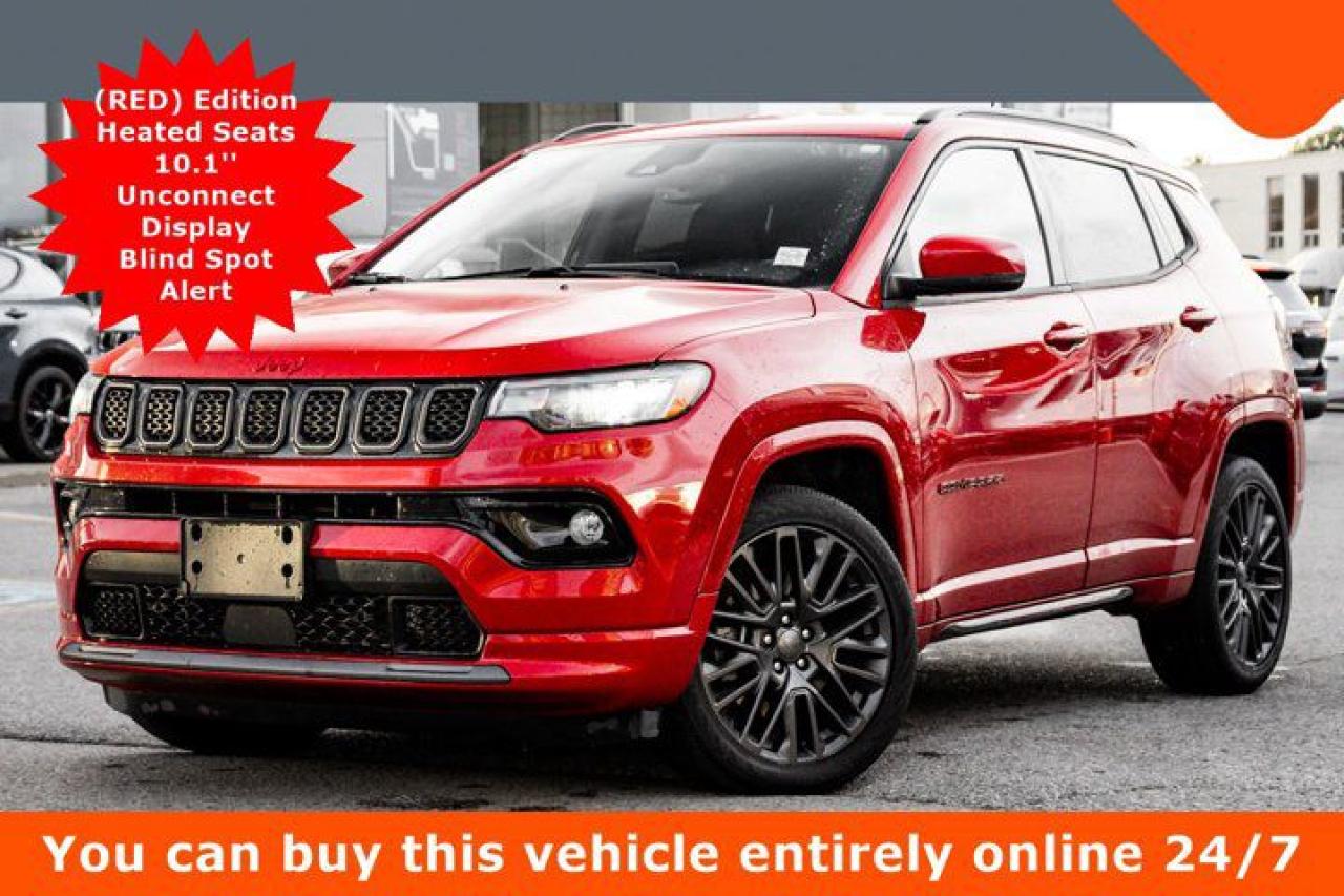 Used 2024 Jeep Compass (RED) Edition Heated Seats 10.1'' Screen Blind Spot Alert for sale in Thornhill, ON