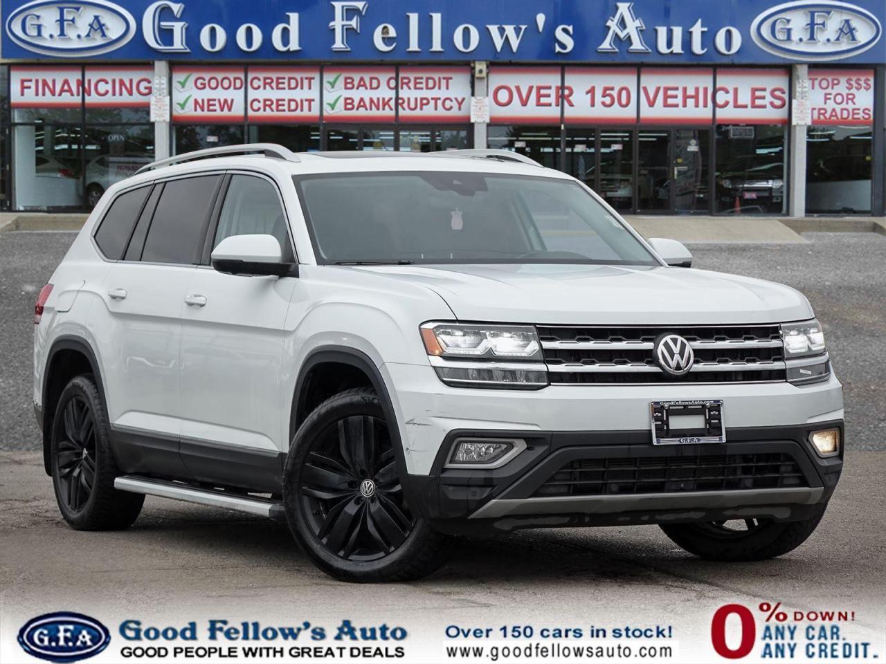 Used 2019 Volkswagen Atlas EXECLINE MODEL, 7 PASSENGER, AWD, LEATHER SEATS, S for sale in North York, ON