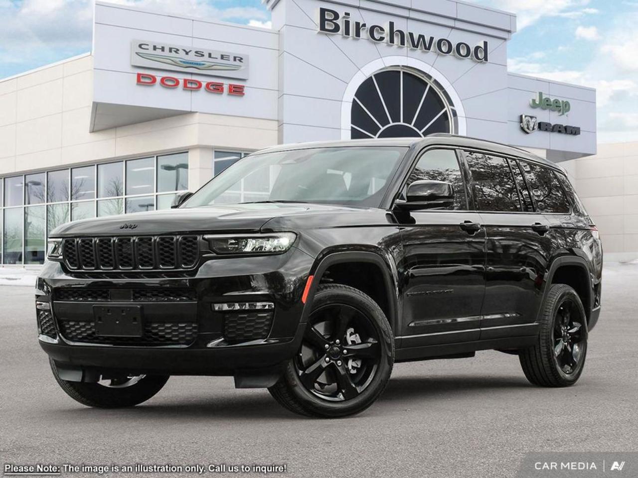 New 2025 Jeep Grand Cherokee L Limited Factory Order - Arriving Soon | CommandView dual–pane panoramic sunroof for sale in Winnipeg, MB