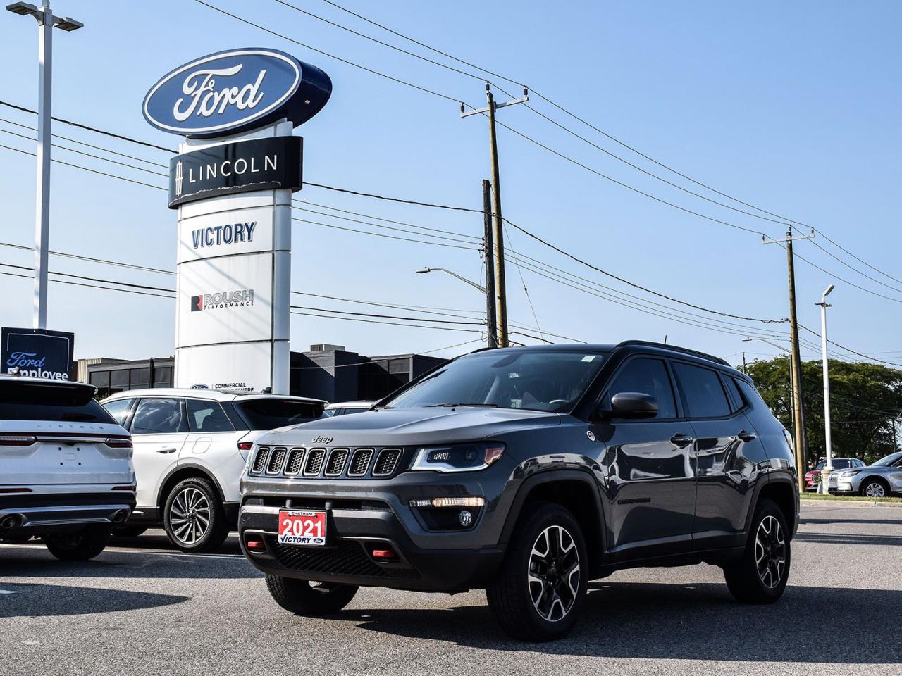 Used 2021 Jeep Compass Trailhawk 4x4 | Panoramic Sunroof | Heated Seats | for sale in Chatham, ON