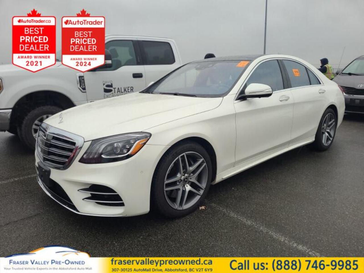 Used 2020 Mercedes-Benz S-Class 560 4MATIC SWB Sedan  Clean, Local! for sale in Abbotsford, BC