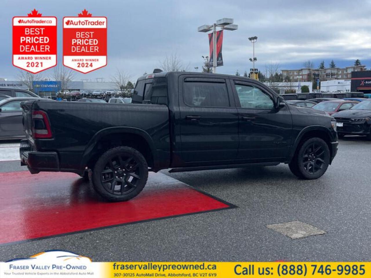 Used 2022 RAM 1500 Laramie  Eco-Diesel, Night Edition, Local, Loaded! for sale in Abbotsford, BC