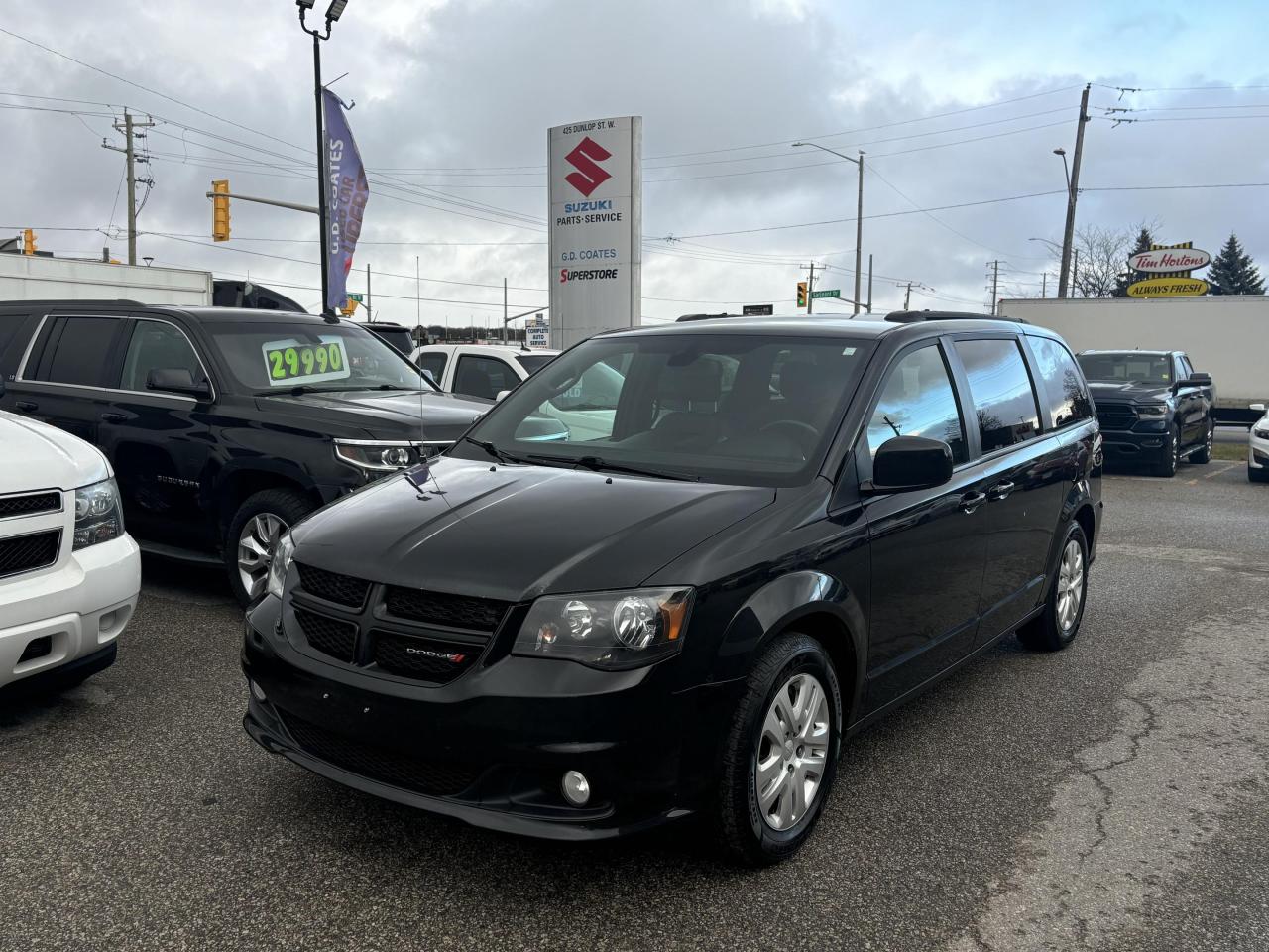 Used 2020 Dodge Grand Caravan GT ~Leather ~DVD ~Power Doors ~Nav ~Remote Start for sale in Barrie, ON