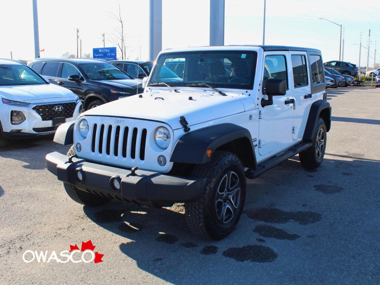 Used 2018 Jeep Wrangler JK Unlimited 3.6L Clean CarFax! One Owner! Certified! for sale in Whitby, ON