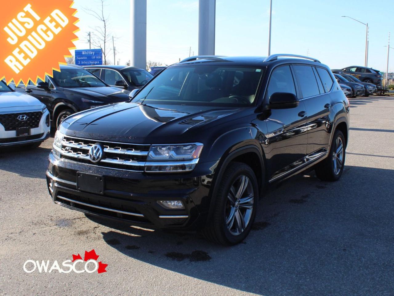 Used 2019 Volkswagen Atlas 3.6L Highline R-Line! One Owner! Certified! for sale in Whitby, ON