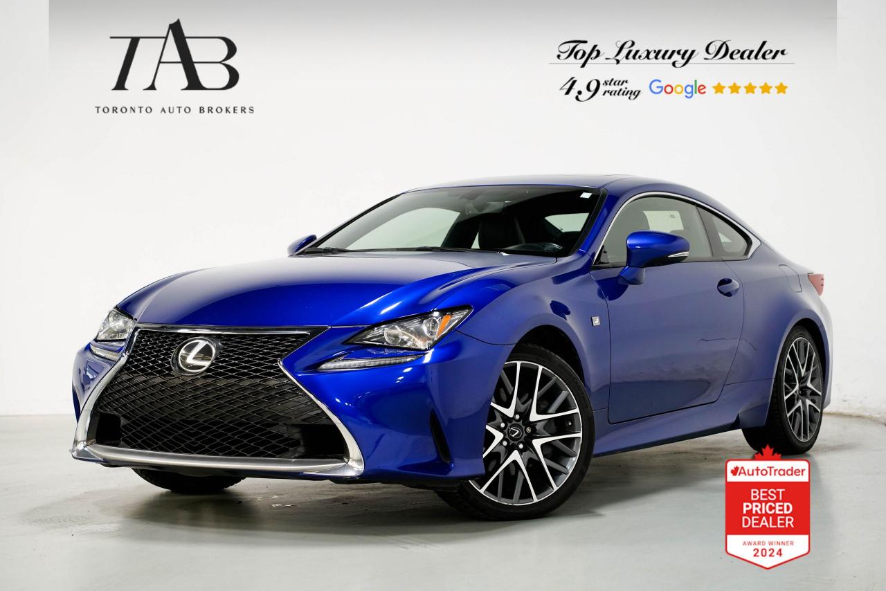 Used 2016 Lexus RC 300 F-SPORT | NAVIGATION | 19 IN WHEELS for sale in Vaughan, ON