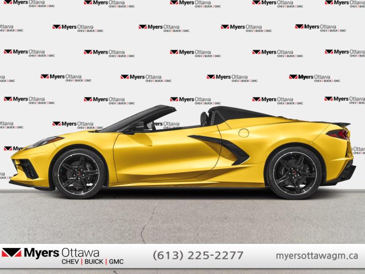 New 2025 Chevrolet Corvette Stingray Convertible  2LT, COM YELLOW, Z51 PACK, HIGH WING SPOILER for sale in Ottawa, ON