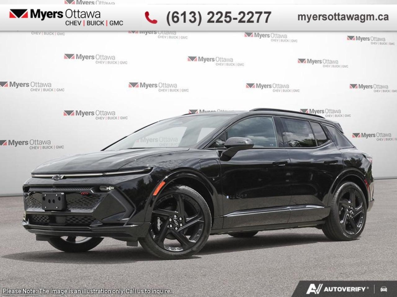 New 2025 Chevrolet Equinox EV RS  2RS, AWD, SUNROOF, CONV PACKAGE 2, ACTIVE SAFETY for sale in Ottawa, ON