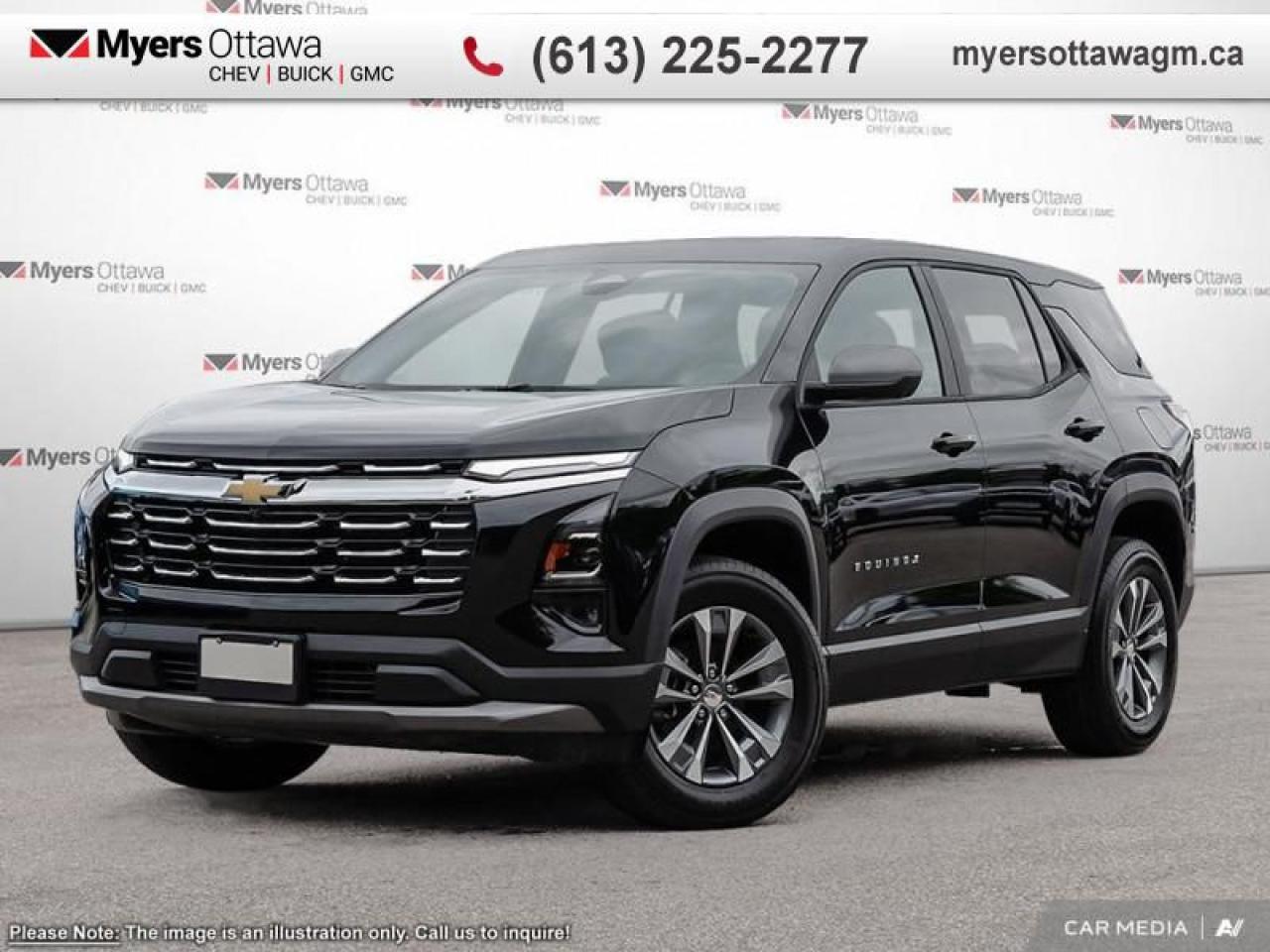 New 2025 Chevrolet Equinox LT  LT, AWD, BLOCK HEATER, BLACK for sale in Ottawa, ON