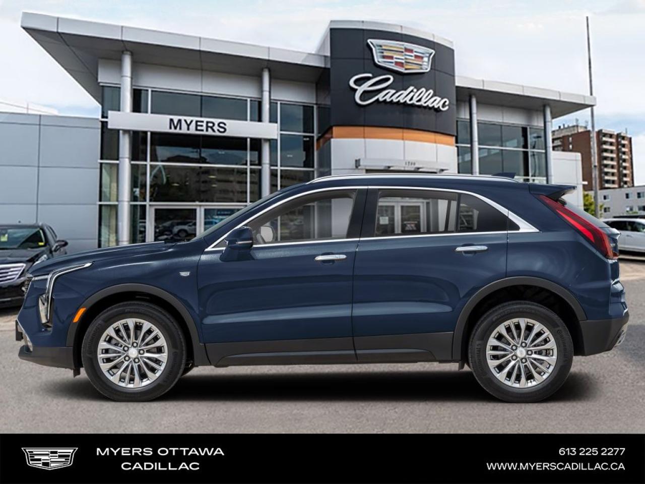 New 2025 Cadillac XT4 Sport  AT4, SPORT, AWD, BLUE ON BLACK LEATHER, for sale in Ottawa, ON