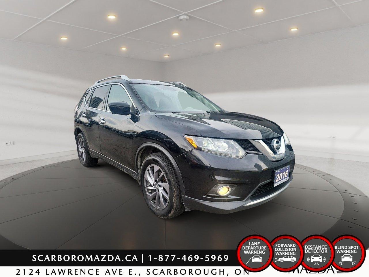 Used 2016 Nissan Rogue AWD|NAV|360CAMERA|LEATHER SEATS|SUNROOF|BSM for sale in Scarborough, ON