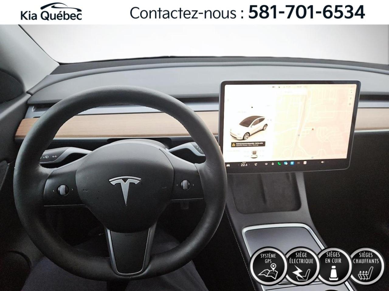 Used 2022 Tesla Model Y LONG RANGE * AWD* GPS* CUIR* BIZONE* for sale in Québec, QC