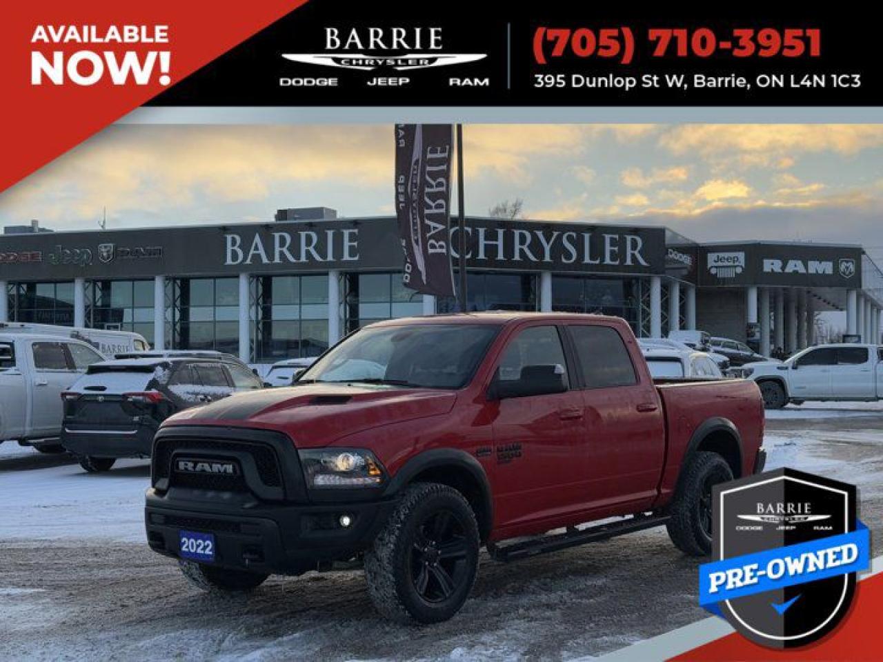 Used 2022 RAM 1500 Classic WARLOCK for sale in Barrie, ON