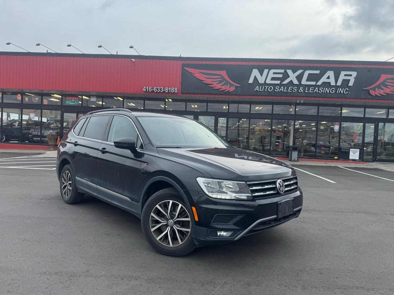 Used 2018 Volkswagen Tiguan COMFORTLINE 7PASS CARPLAY LEATHER PANO/ROOF B/SPOT for sale in North York, ON