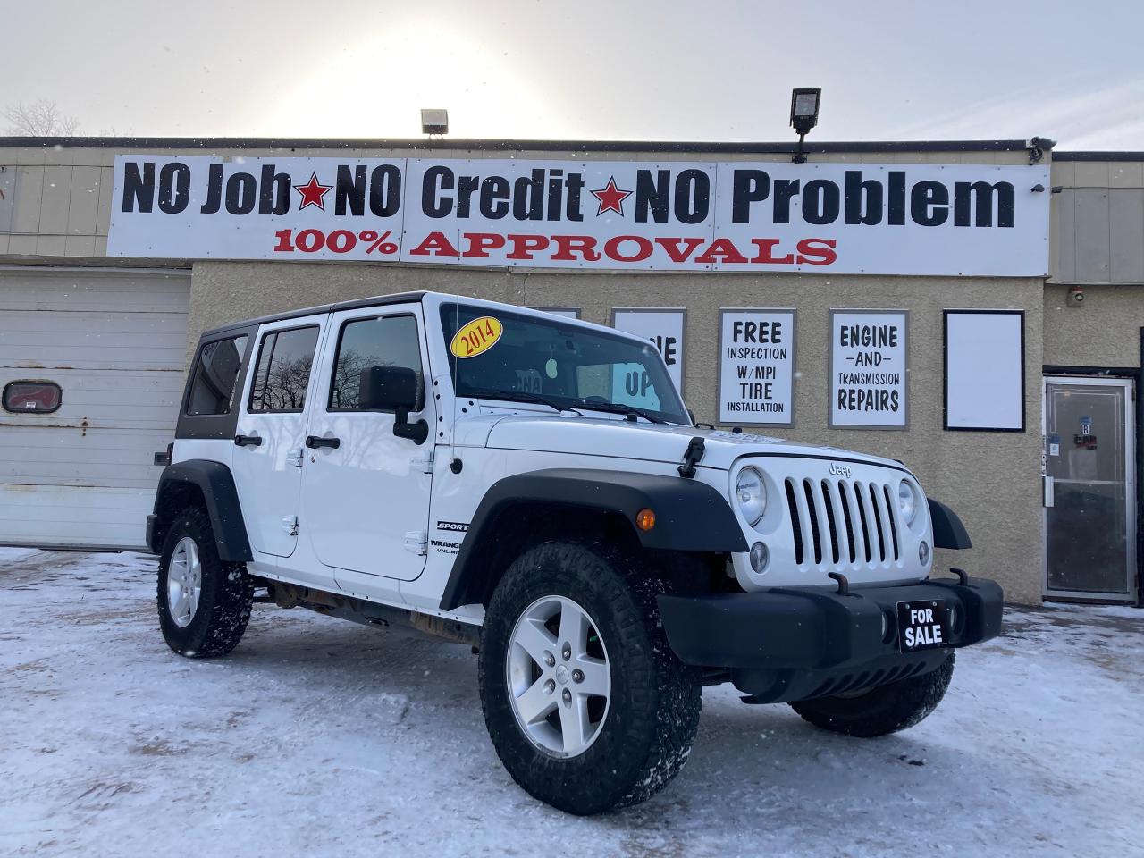 Used 2014 Jeep Wrangler 4WD 4dr Sport for sale in Winnipeg, MB