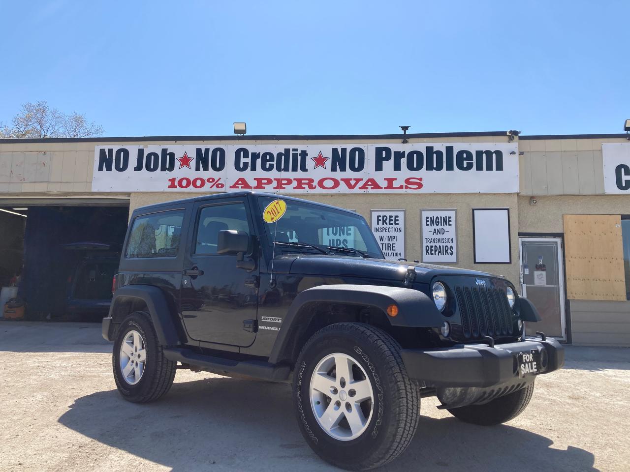 Used 2017 Jeep Wrangler 4WD 2dr Sport for sale in Winnipeg, MB