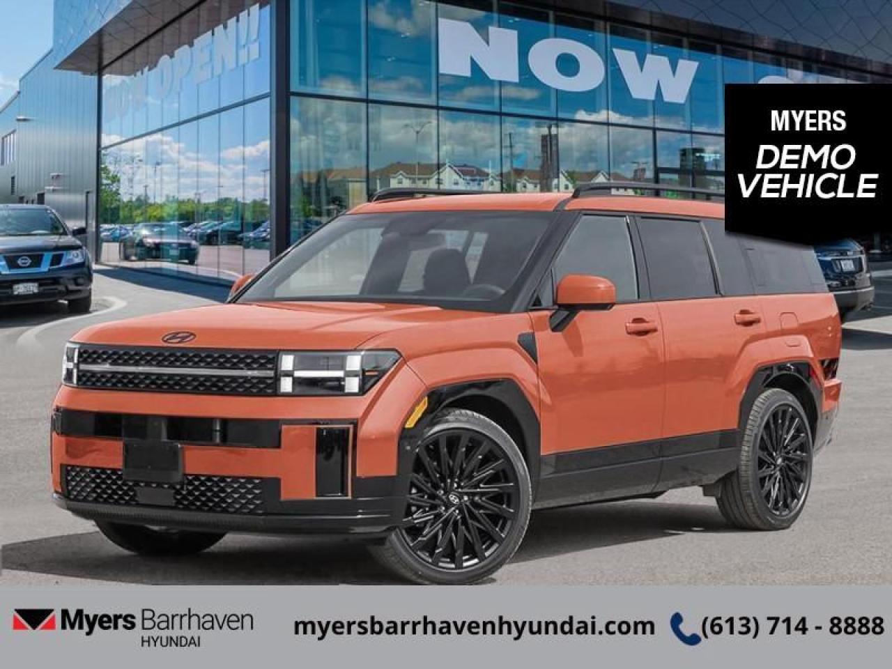 <br> <br>  Hello. <br> <br><br> <br> This terracotta orange SUV  has an automatic transmission and is powered by a  277HP 2.5L 4 Cylinder Engine.<br> This vehicles price also includes $3228 in additional equipment.<br> <br> Our Santa Fes trim level is Ultimate Calligraphy.  This is a demonstrator vehicle driven by a member of our staff, so we can offer a great deal on it.<br><br> <br/> See dealer for details. <br> <br><br> Come by and check out our fleet of 20+ used cars and trucks and 70+ new cars and trucks for sale in Ottawa.  o~o