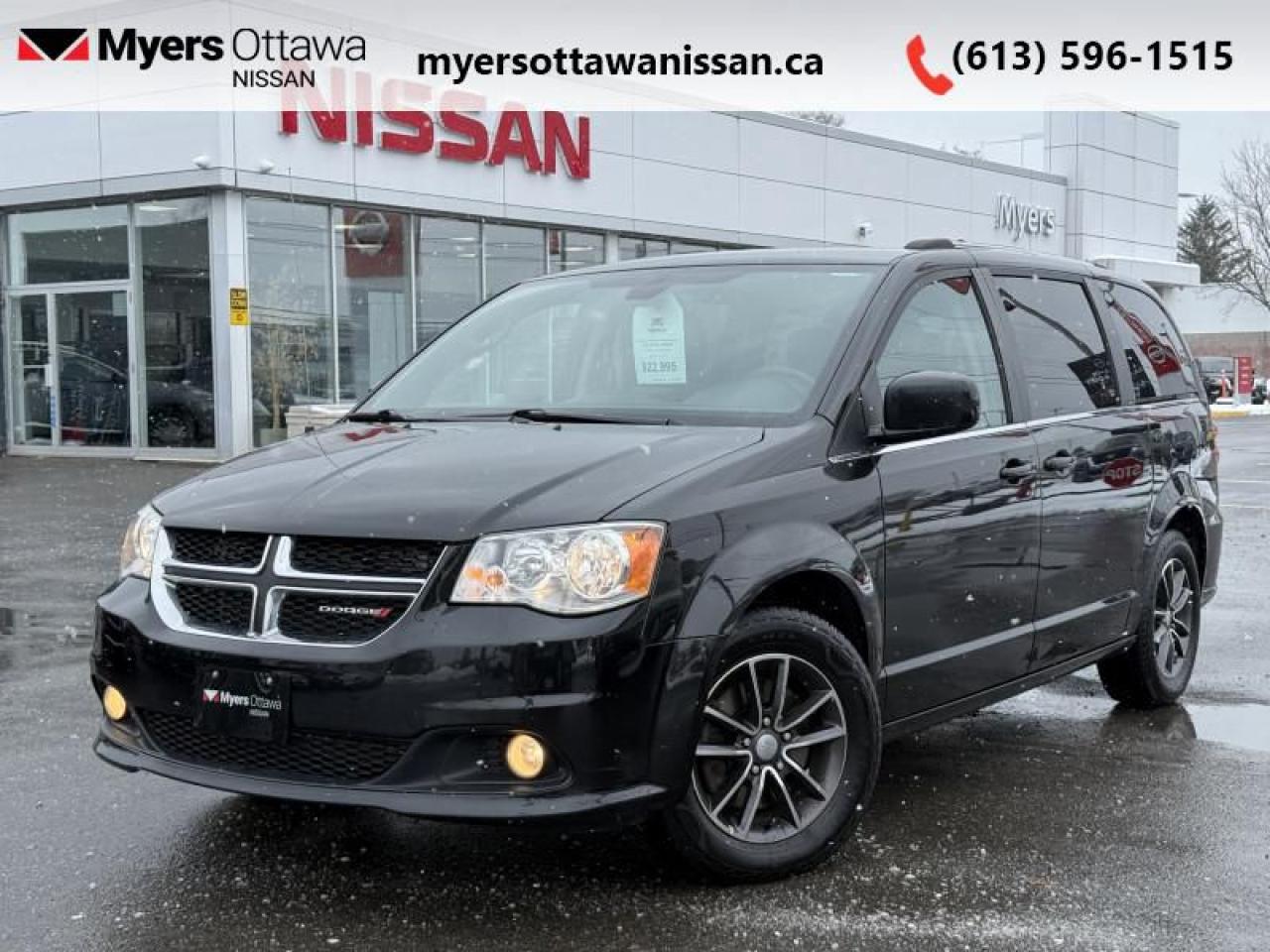 Used 2019 Dodge Grand Caravan SXT  - Leather Seats for sale in Ottawa, ON