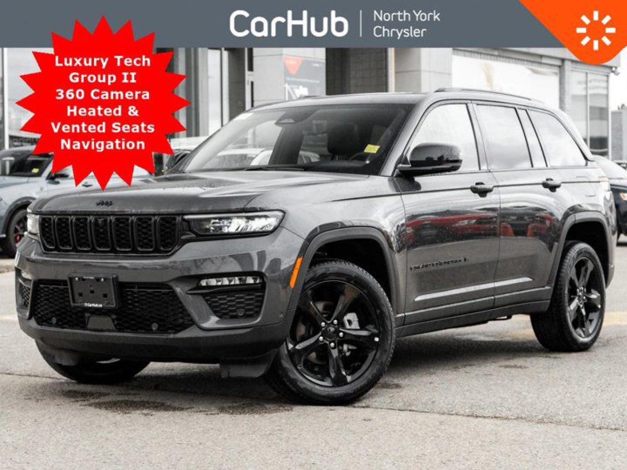 New 2024 Jeep Grand Cherokee LIMITED 4x4 Luxury Tech Group II  360 Cam Heated Vented Seats Nav for sale in Thornhill, ON