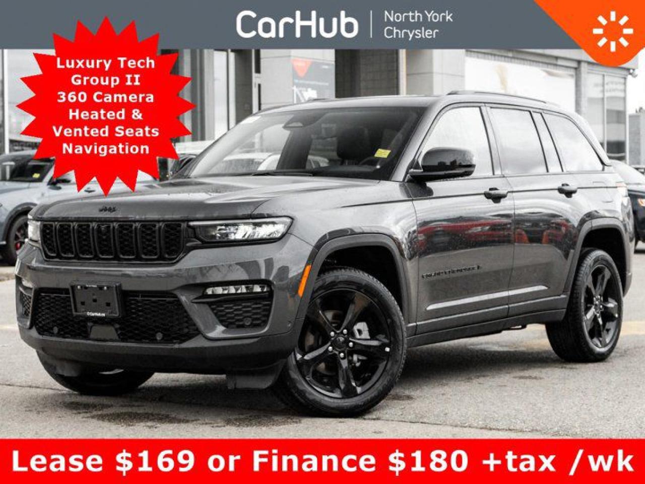 New 2024 Jeep Grand Cherokee LIMITED 4x4 Luxury Tech Group II  360 Cam Heated Vented Seats Nav for sale in Thornhill, ON