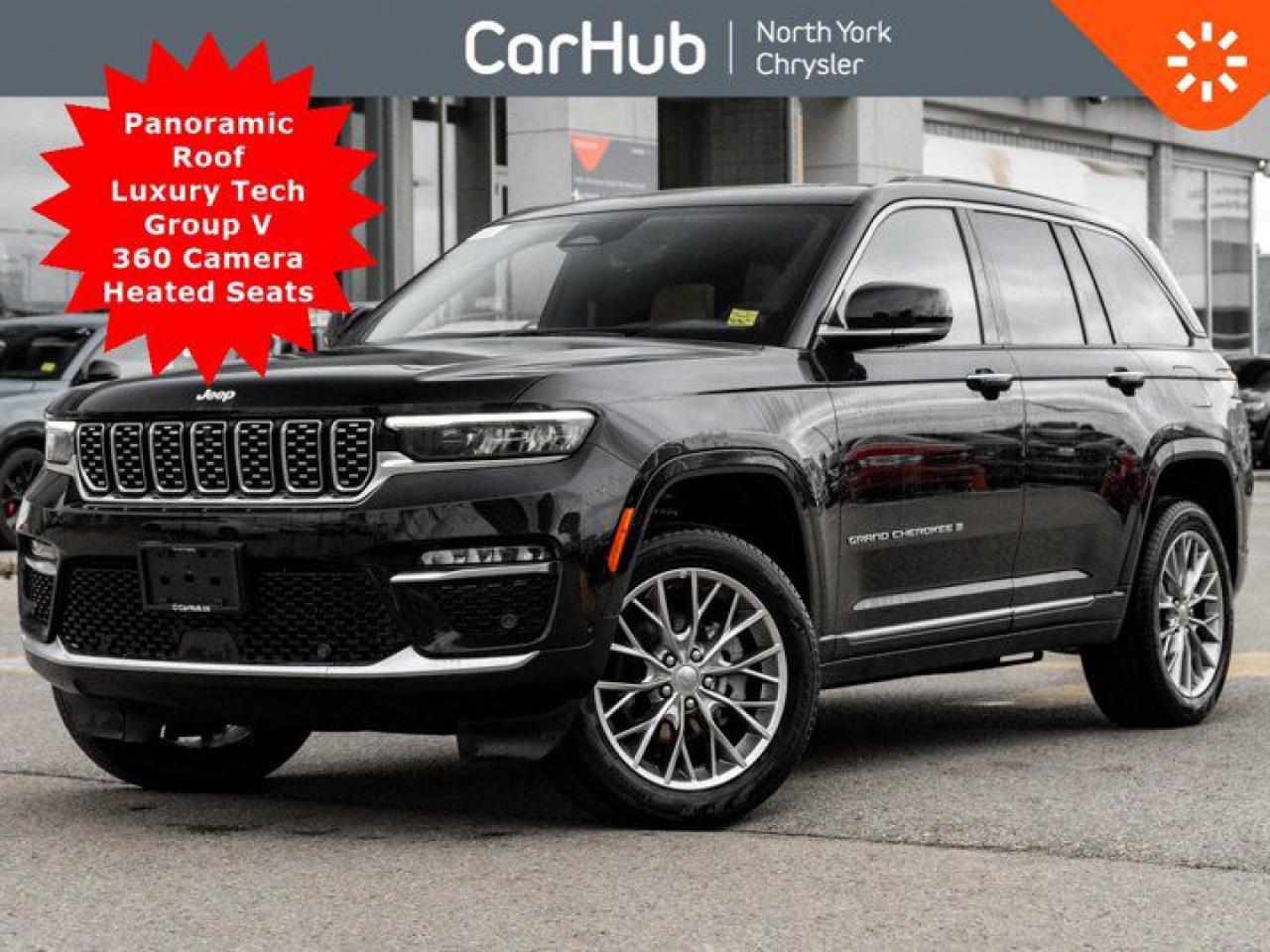 New 2024 Jeep Grand Cherokee SUMMIT 4x4 Pano Roof Luxury Tech Group V 360 Cam Heated Seats for sale in Thornhill, ON