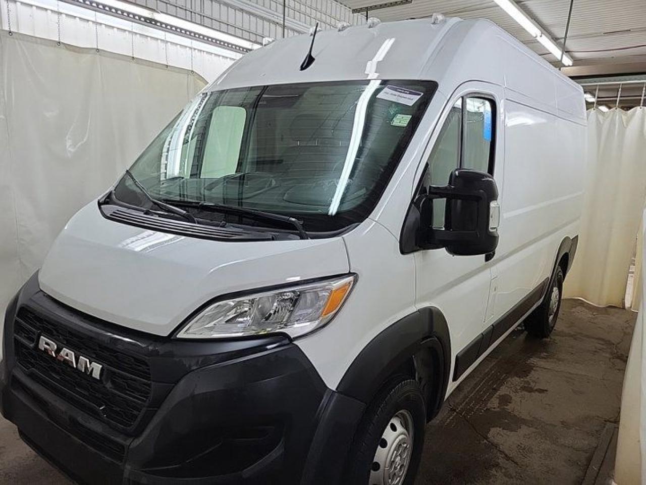 Used 2023 RAM Cargo Van ProMaster | High Roof | 136 WB | Hitch | Cruise | Power Folding Mirrors | Cargo Partition | CarPlay + Android for sale in Guelph, ON