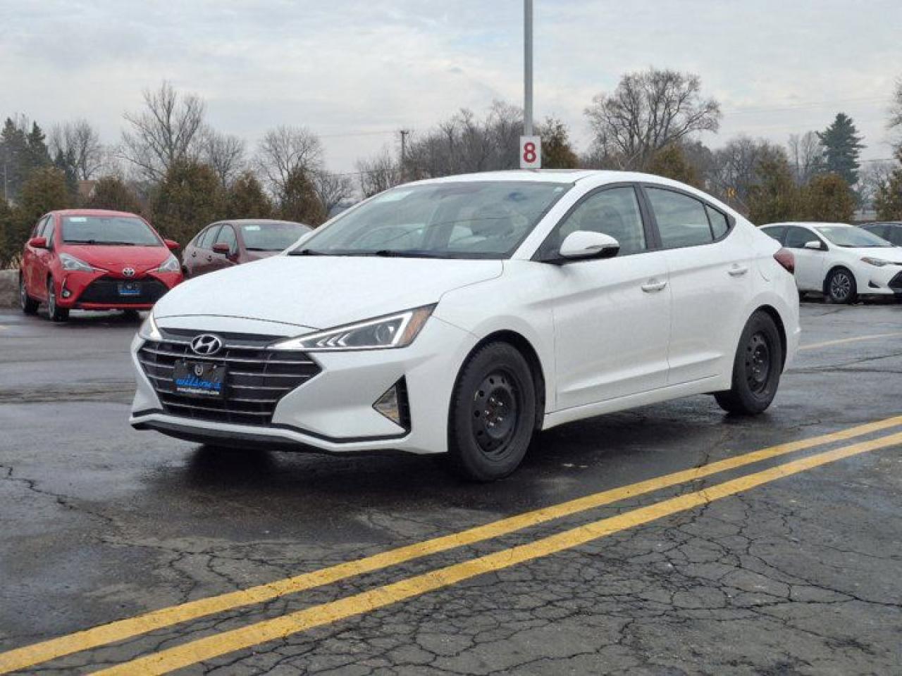 Look at this certified 2020 Hyundai Elantra Preferred w/Sun & Safety Package Sunroof | BSM | CarPlay + Android | Heated Steering + Seats & more . Its Automatic transmission and 2.0 L engine will keep you going. This Hyundai Elantra comes equipped with these options: Sunroof, Heated Steering Wheel, Air Conditioning, Heated Seats, Tilt Steering Wheel, Steering Radio Controls, Power Windows, Power Locks, Traction Control, and Power Mirrors. Stop by and visit us at Mark Wilsons Better Used Cars, 5055 Whitelaw Road, Guelph, ON N1H 6J4.60+ years of World Class Service!450+ Live Market Priced VEHICLES! ONE MASSIVE LOCATION!Free Local Delivery Available!FINANCING! - Better than bank rates! 6 Months No Payments available on approved credit OAC. Zero Down Available. We have expert licensed credit specialists to secure the best possible rate for you and keep you on budget ! We are your financing broker, let us do all the leg work on your behalf! Click the RED Apply for Financing button to the right to get started or drop in today!BAD CREDIT APPROVED HERE! - You dont need perfect credit to get a vehicle loan at Mark Wilsons Better Used Cars! We have a dedicated licensed team of credit rebuilding experts on hand to help you get the car of your dreams!WE LOVE TRADE-INS! - Top dollar trade-in values!SELL us your car even if you dont buy ours! HISTORY: Free Carfax report included.Certification included! No shady fees for safety!EXTENDED WARRANTY: Available30 DAY WARRANTY INCLUDED: 30 Days, or 3,000 km (mechanical items only). No Claim Limit (abuse not covered)5 Day Exchange Privilege! *(Some conditions apply)CASH PRICES SHOWN: Excluding HST and Licensing Fees.2019 - 2024 vehicles may be daily rentals. Please inquire with your Salesperson.We have made every reasonable attempt to ensure options are correct but please verify with your sales professional