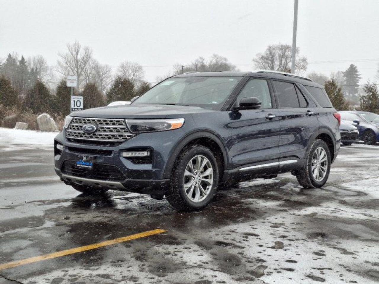 Used 2023 Ford Explorer Limited 4WD | Leather | Sunroof | Nav | Cooled + Heated Seats | Heated Steering | CarPlay + Android for sale in Guelph, ON