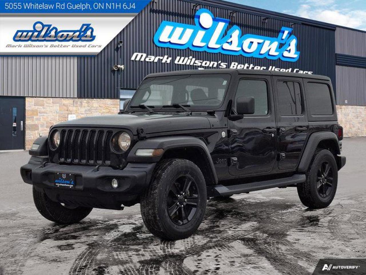 Used 2019 Jeep Wrangler Unlimited Sport  4x4 | Heated Seats & Steering | Apple CarPlay | Android Auto | Alpine Audio | Remote Start for sale in Guelph, ON