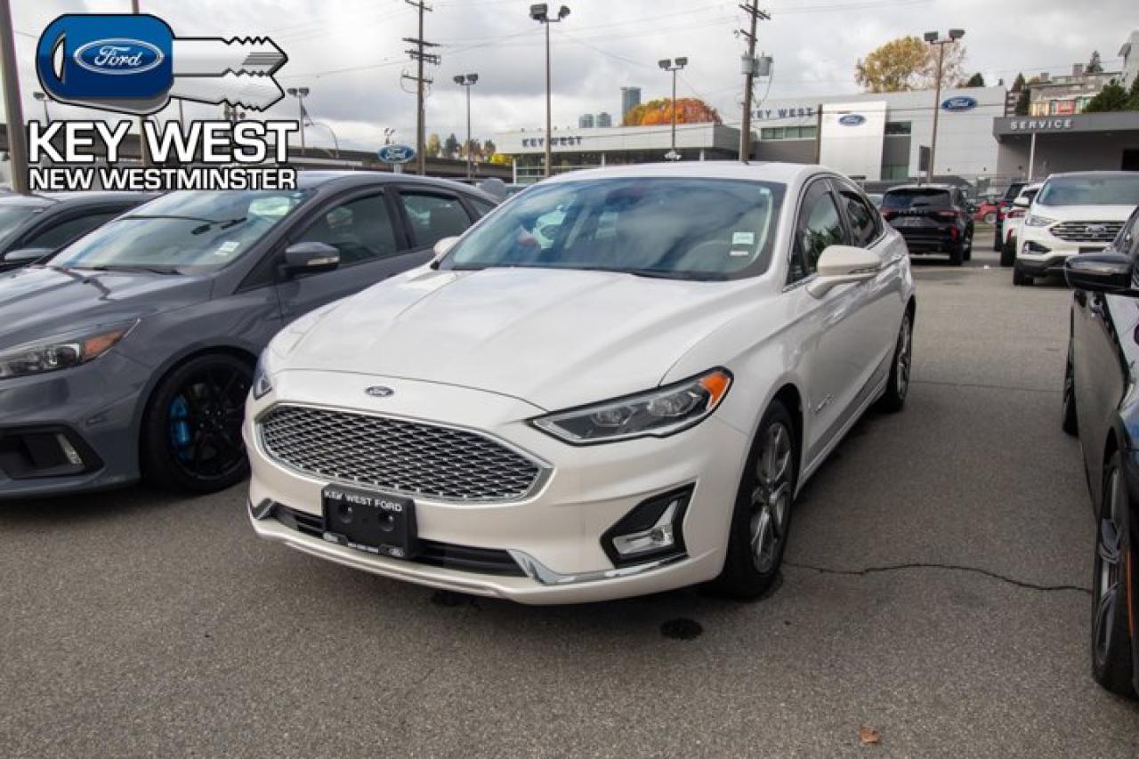 Used 2019 Ford Fusion Hybrid Titanium Sunroof Leather Cam Sync 3 Lane Keeping for sale in New Westminster, BC