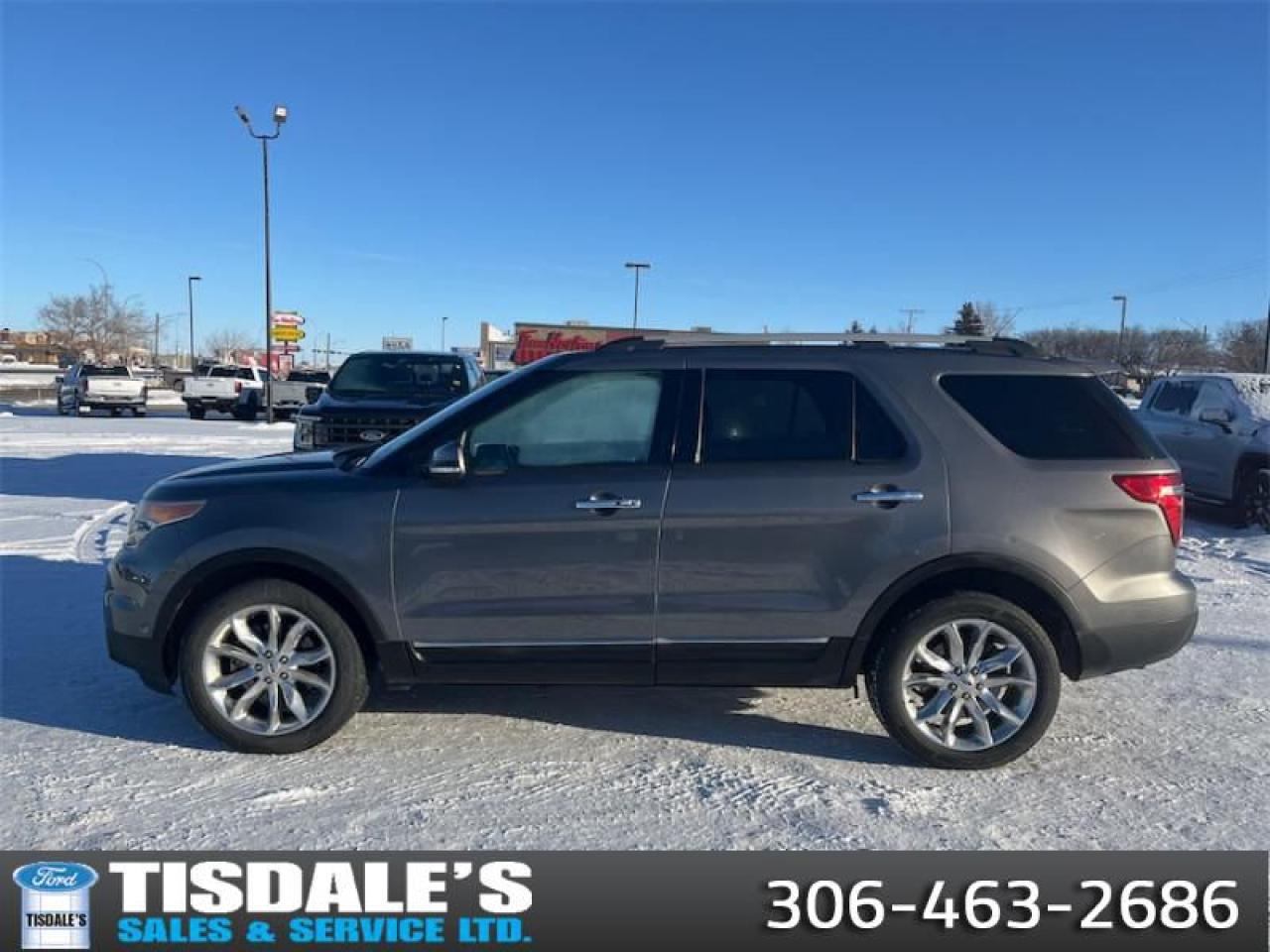 Used 2014 Ford Explorer Limited  - Leather Seats -  Bluetooth for sale in Kindersley, SK