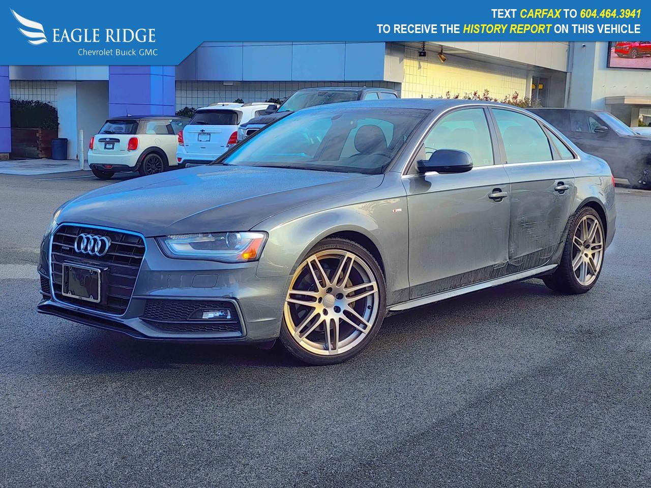 Used 2013 Audi A4 2.0T Premium Power door mirrors, Power driver seat, Power moonroof, Power steering, Power windows, Rear anti-roll bar, Rear fog lights, Remote keyless entry, Steering wheel mounted audio controls for sale in Coquitlam, BC